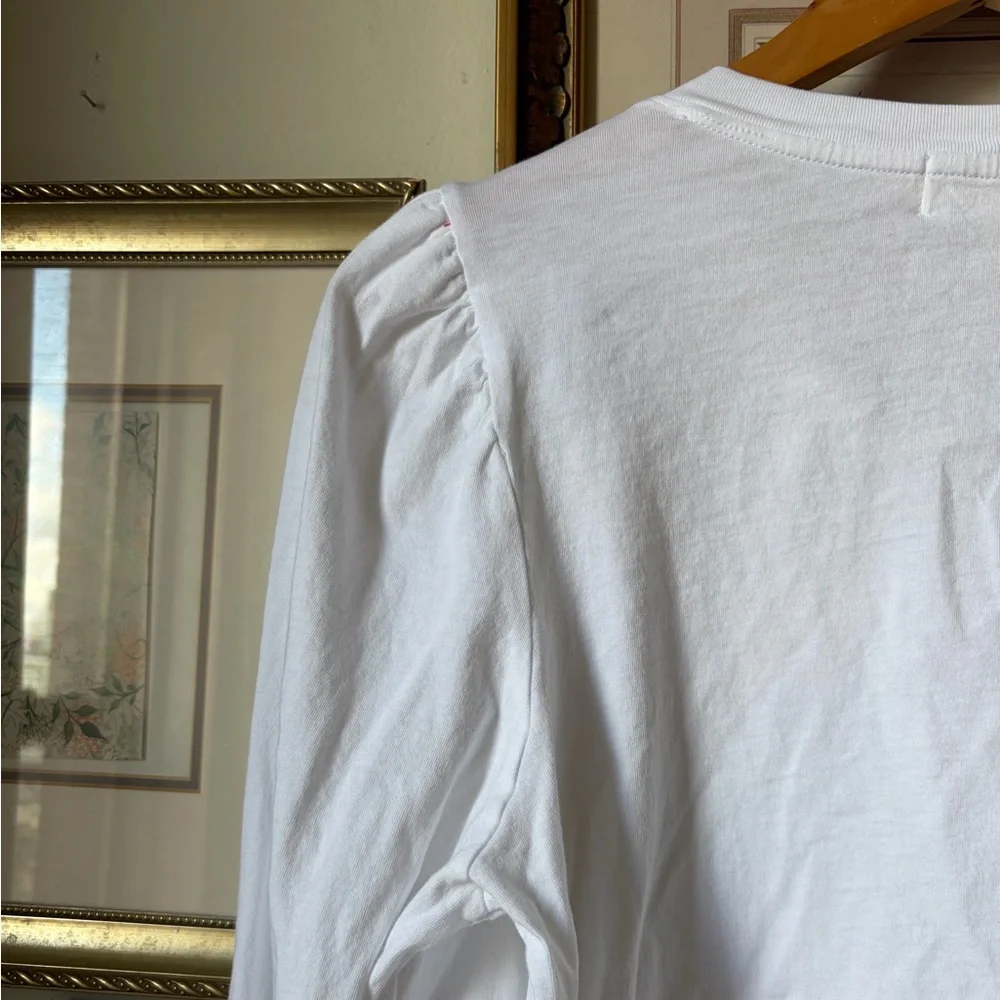 Nation LTD Flora Peasant Tee White Large 100% cotton - Picture 5 of 9